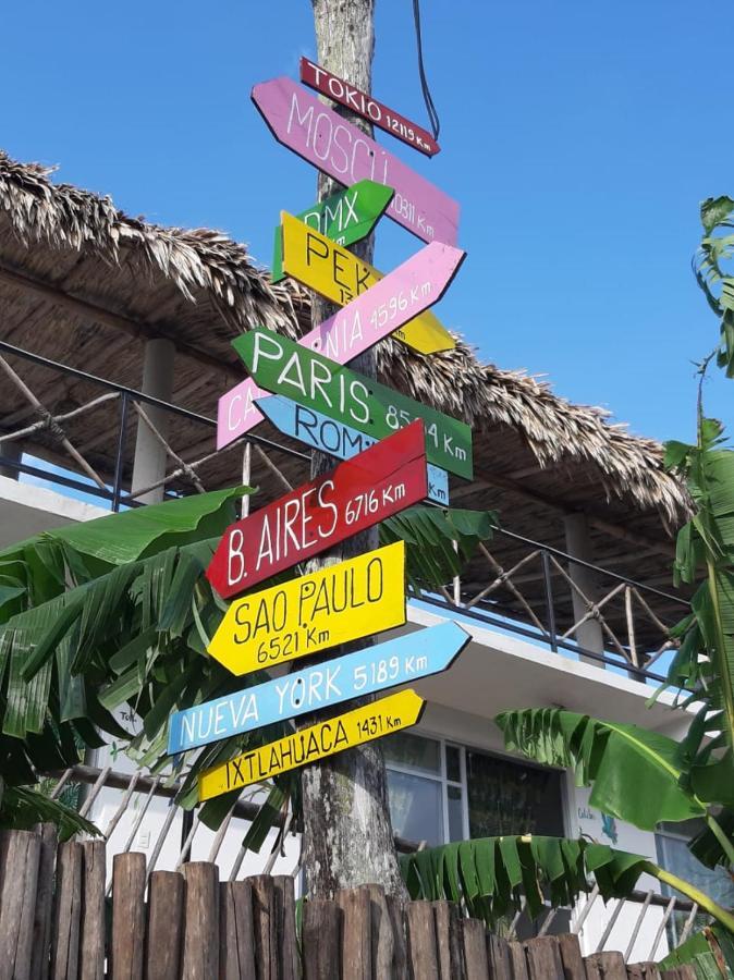 La Casa De Las Aves Bacalar Buitenkant foto