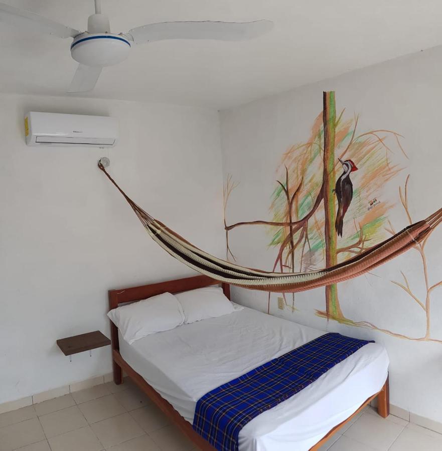 La Casa De Las Aves Bacalar Buitenkant foto